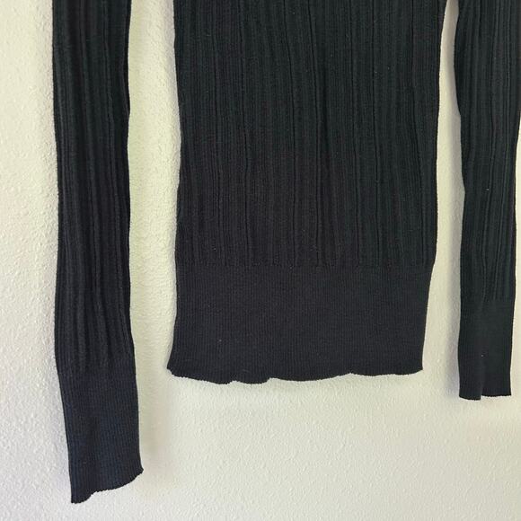 Vintage Mudd ribbed fitted tunic sweater Y2K gothic grunge twilight indie XL - Picture 12 of 14